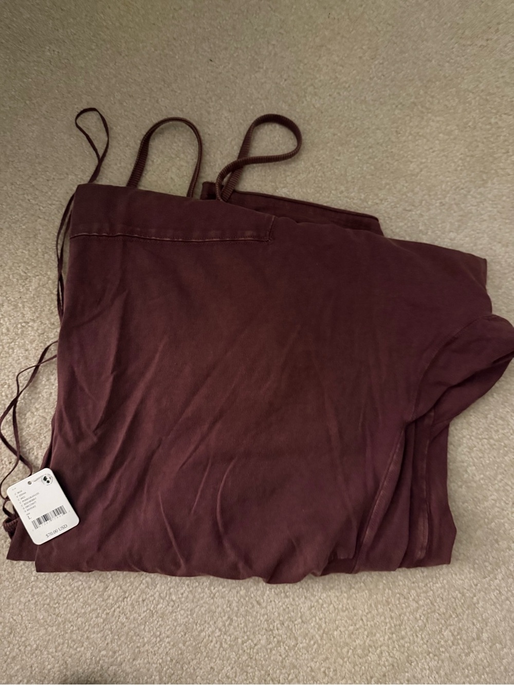 NWT Free People Hot Shot Onesie Pomegranate L Lg Large - Picture 3 of 4